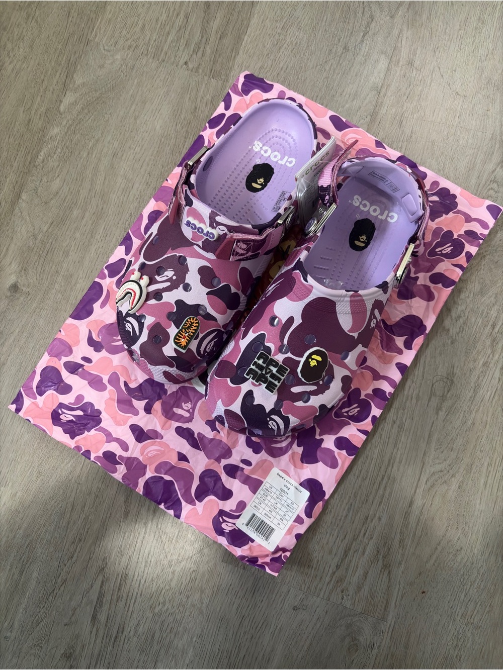 Purple Bape Crocs - Picture 2 of 3
